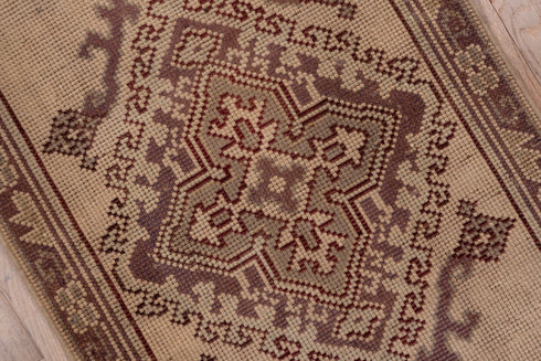 Antique Oushak Runner Rug (2' x 18')
